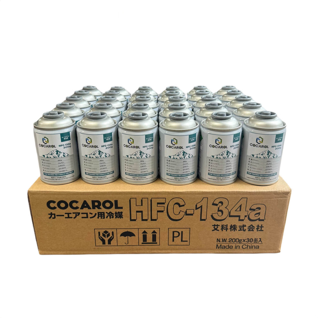 カーエアコンガス HFC-134a 30本 200gサービス缶
