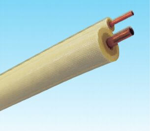 オーケー器材 冷媒管 ペアコイル 2分4分 20㎜保温 20M K-HPHE24E